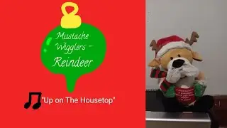 Gemmy : Mustache Wigglers - Reindeer