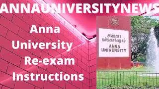 AnnaUniversity Open books Exams instructions: Annauniversity instructions updated news#Annaunivnews