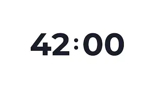 42 Minute Timer