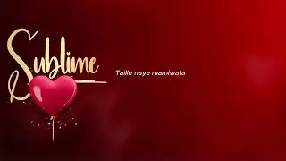 The mingongo - Sublime (lyrics video)