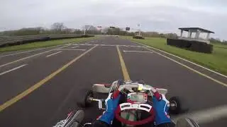 Some fun in the Rotax at Whilton Mill in the damp