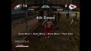 NFL Street 2 PS2 | Eagles vs Chiefs | Gameplay