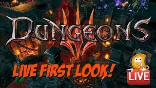 Dungeons 3 First Look Live!