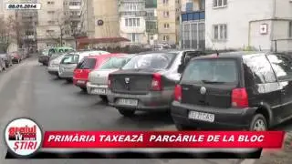 PRIMARIA TAXEAZA PARCARILE DE LA BLOC