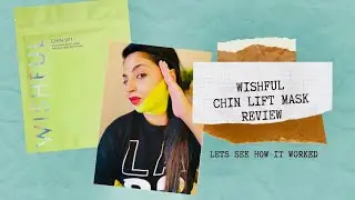Huda Beauty - Wishful chin lift mask review | Before & After|