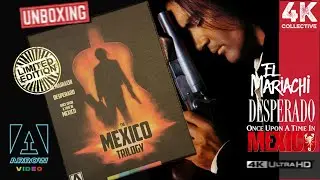 The Mexico Trilogy 4k UltraHd Blu-ray Arrow Video Limited edition Unboxing
