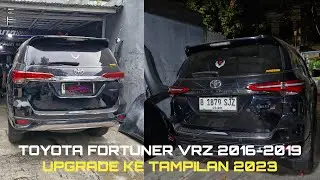 MODIFIKASI TOYOTA FORTUNER VRZ | UPGRADE TAMPILAN DARI 2016-2019 KE TAHUN 2022 2023 | PNP