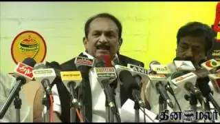 MDMK complaints to government local body polls:Vaiko - DINAMALAR