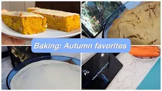 Carrot cake🥕🍰 // Cinnamon cake 🍰👩🏻&zwj;🍳 . Autumn recipes 🍂🌟 