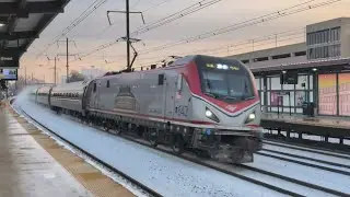 Railfanning Amtrak & NJ Transit at Metropark 12-28-25: 642 Veterans Unit, three NJT equipment moves!