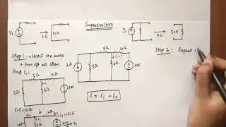 Superposition theorem steps