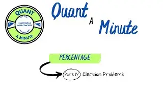 Percentage concept - Election problems