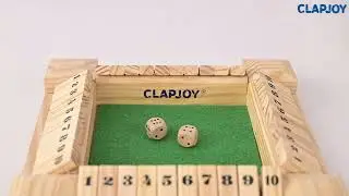 Clapjoy Shut the Box Game | Fun Family Math Game for Kids & Adults