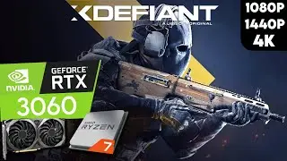 XDefiant: RTX 3060 Benchmark | 4K, 1440P, 1080P | Ryzen 7 5700X | 4K60FPS