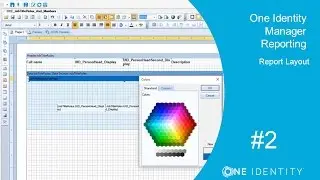 One Identity Manager | Reporting #2 | Simple Report - Report Layout