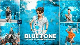 Blue tone lightroom dng and xmp presets free || blue lightroom preset || blue presets tutorial