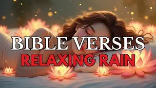 Bible Verses to Sleep Blessed | Spoken Bible | Sleep with the Word of God | RELAXING RAIN