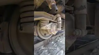 Damaged train bogie suspension. #rail #train #shorts