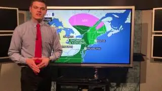 CUTV forecast from student meteorologist Daulton Lochran from CalU of PA on 4-20-17