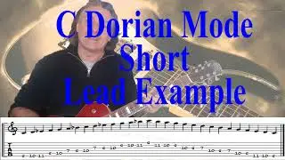 C Dorian Mode Short Lead Example for Grades 6, 7 and 8