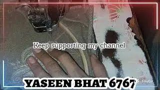 traditional kashmiri machine  tilla embroidery # keep supporting my channel 🤩🤩