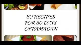 30 recipes for 30 days of ramzan