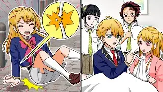 ルビーが腕を骨折！？たまたま居合わせたキメツ学園のみんなとルビーを看病！アクアの優しさに涙が止まらない【キメツ学園/推しの子】