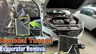 Hyundai Tucson Ac Evaporator/ cooling coil replacement & afaq car ac service Lahore Kia Ac mg ac