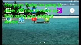 How to make Zip Files using your Android device (no root needed)step by step tutorial!