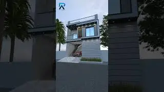4 Marla House Front Elevation Design by Radical Architect #fypシ #housedesign #elevation #shorts