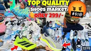 Delhi's BRANDED SHOS MARKET | CHEAPEST SHOES MARKET | CHOR BAZAR SHOES MARKET