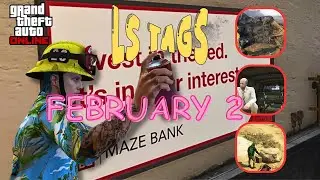 LS TAGS, SHIPWRECK & GUN VAN Locations - FEBRUARY 2| GTA ONLINE