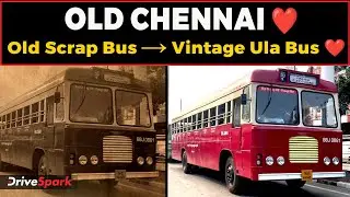 🚌 Chennai Vintage Ula Bus 😍 | 70&rsquo;s Kids Favourite Ride Returns! | Hop On Hop Off | Tamil