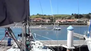 speed contest in the port of Zumaia