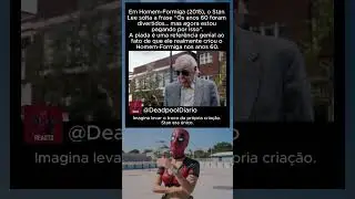 Em Homem-Formiga (2015), o Stan Lee solta a frase 