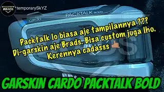 Garskin stiker untuk Cardo Packtalk. Keren Brads 🤙🏽__Project iseng-iseng - All New NMAX 2020 #84