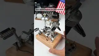 Four-stroke engines are just powerful!#enginemodel #vortrixe #diy