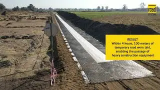 ROAD SYSTEM200 XL: Temporary access road for construction sites