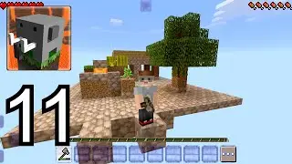 Craftsman SKYBLOCK Gameplay Part 11 -SAND ISLAND- Craftsman Building Craft Skyblock (MCPE SKYBLOCK)