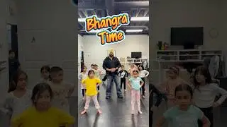 Маленькие ножки, большая энергия 💥 | Бхангра для малышей | #обучение #популярнаяпесня2026 #пенджа...