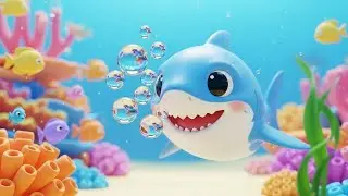 Песня Baby Shark &laquo;Bubble Pop&raquo; 🦈🫧🎶 | мультфильм для детей и весёлые музыкальные игры
