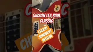 GIBSON LES PAUL CLASSIC CHERRY SUNBURST REISSUE MODELLO DEL 1960 #shorts
