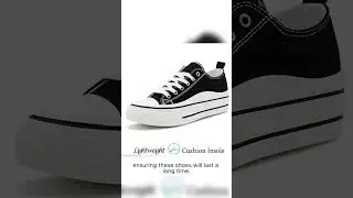 Casual canvas shoes for women: perfect for gym & daily walks #fashion