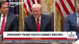 WATCH: President Trump Jokes About Sleeping During the Cabinet Meeting - 01/29/26