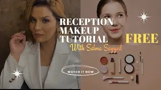 Reception Makeup Look for Beginners | Full Class Guide By Salmaa Sayyed
