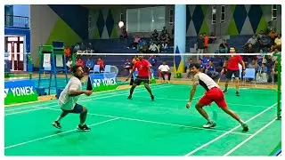HIGHLIGHTS OF BENNET ANTONY/MANJUSH VS EDWIN/RAHUL:IA&AD SOUTHZONE BADMINTON TOURNAMENT 2024