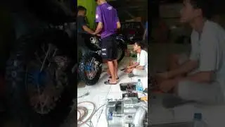 Seting KLX bor up piston 66  by Faisal R mekanik SPR RACING TEAM feat 95familyrteam