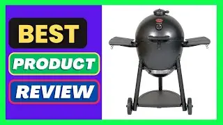 Char-Griller&reg; AKORN&reg; Kamado Charcoal Grill and Smoker with Cast Iron