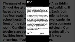 to your mother about your hostel life letter all class #letter #lettering #grap #email #grammar
