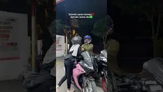 sehobi seruu❤️ #ladybiker #sunmori #bucin #couple